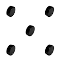 Miniatyrbild 3 av 5: 1/2/5 Digital Tire Timer Tidsmätare LED Restaurang Calculagraph Black 5Set