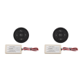 Miniatyrbild 4 av 5: 1/2/3/5 Universal Wireless Bluetooth Media Button 7 Key for För Black 46x12mm 2Set