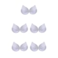 Miniatyrbild 3 av 5: 1/2/5 1 par BH Insert Pads Enhancer Avtagbar Andas White 15x11.5x3.7cm 5Set