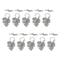 Miniatyrbild 1 av 5: 1/2/3 10 set Leaf OT Toggle Clasps Smycken Clasp Connectors Silver 1Set
