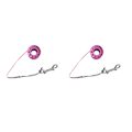 Miniatyrbild 1 av 5: 1/2/3/5 Diving Finger Reel Guide Spool 15m Line Dual Ended För Purple 15M Wire 2PCS