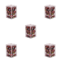 Miniatyrbild 1 av 5: 1/2/3/5 12 st/ set Hållbar konstruktion Elegant och delikat wine red 5Set