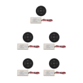 Miniatyrbild 1 av 5: 1/2/3/5 Universal Wireless Bluetooth Media Button 7 Key for För Black 46x12mm 5Set