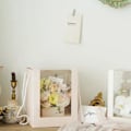 Miniatyrbild 4 av 5: 1/2 blomma presentpapper förpackning lådor genomskinligt fönster Bröllop baby L white 1Set