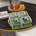 Miniatyrbild 2 av 5: 1/2/3 Nordic Style Divided Dishes Square för Reception Room 4 Grids 1Set