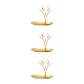 Miniatyrbild 5 av 5: 1/2/3/5 Smycken Organizer Stand Fack Display Rack för ringar Large Antler Style A 3Set