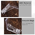 Miniatyrbild 4 av 5: 1/2/3/5 Håll hårt duk Justerbar tygklämma för Transparent 20PCS 1Set
