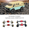 Miniatyrbild 5 av 5: 1/2/3 2st Legering CR18P Portalaxlar för Hobby Plus 1/18 CR18P Silver 1Set