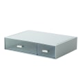 Miniatyrbild 1 av 5: 1/2/3/5 förvaringslåda för stapelbar låda i plast - organiserad förvaring blue 2 drawer 1 Pc