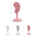Miniatyrbild 2 av 5: 1/2 Örhänge Display Stand Multi-purpose Ear-Shape Organizer beige PU 1Set