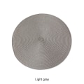 Miniatyrbild 5 av 5: 1/2/3/5 runda bordstabletter Bred applicering Robust och hållbar LightGray 5Set