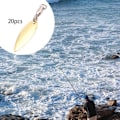 Miniatyrbild 3 av 5: 1/2/3/5 20 stycken Fiskedrag Verklighetstrogna fiskedrag Reflekterande Gold M 1Set
