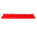 Miniatyrbild 5 av 5: 1/2 Socket Organizer Hållare Rack Sleeve Förvaringsfäste Verktygslåda Red Imperial L 1Set