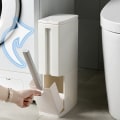 Miniatyrbild 5 av 5: Slitstark och snygg tunn plastsoptunna för effektivt avfall L gray