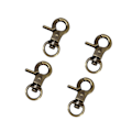 Miniatyrbild 3 av 5: 1/2/3/5 4 st zinklegering hummerklospänne Swivel Trigger Clips Bronze 30mm 1Set