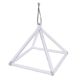 Miniatyrbild 1 av 5: Elegant Clear Quartz Crystal Singing Pyramid 8 Crystal Singing