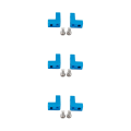 Miniatyrbild 1 av 5: 1/2/3/5 RC Car Servo Base kompatibel med ECX 1/12 Rc RGT 136100 blue 3Set