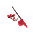 Miniatyrbild 1 av 5: 1/3 4x cykel Olive Connecting Insert Passar för StealthamaJig-broms 1Set