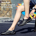 Miniatyrbild 3 av 5: Andas Herr Tofflor Hollow Beach Shoes Mode Sandal Black 43