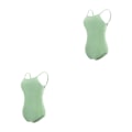 Miniatyrbild 3 av 5: 1/2/3 Dance Body Balett Leotard Dansoutfit Andas Green XL 2PCS