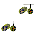 Miniatyrbild 1 av 5: 1/2/3/5 Metal Practice Target 5mm Tree Standing Target Rotary 2Set