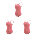 Miniatyrbild 4 av 5: 1/2/3 Dance Body Balett Leotard Dansoutfit Andas Rose Brown S 3PCS