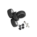 Miniatyrbild 2 av 5: 1/2/3 Fram Bak Buggy Däck 1:10 Bildelar Tillbehör DIY Black 1Set