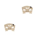 Miniatyrbild 1 av 5: 1/2/3/5 Horse Bridge Violin Fiddle Musikutrustning Långvarig 2PCS
