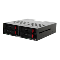 Miniatyrbild 2 av 5: HE-2006 4x2,5 tum kortplatser SATA internt rack case HDD