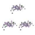 Miniatyrbild 5 av 5: 1/2/3/5 50st Model Weeds for Architecture Train Railway Wargame Purple 3Set