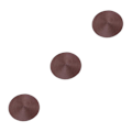 Miniatyrbild 3 av 5: 1/2/3/5 runda bordstabletter Bred applicering Robust och hållbar coffee 3Set
