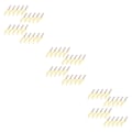 Miniatyrbild 4 av 5: 1/2/3/5 20 stycken Fiskedrag Verklighetstrogna fiskedrag Reflekterande Gold M 3Set