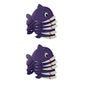 Miniatyrbild 3 av 5: 1/2/3/5 5st Badkar Non För Slip Safety Treads Sticker Dolphin 140X140mm 2Set
