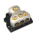 Miniatyrbild 3 av 5: 1/3/5 Amp Power Jordfördelare Anslutningsblock 3x 4 Gauge 1Set