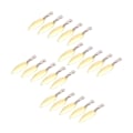 Miniatyrbild 1 av 5: 1/2/3/5 20 stycken Fiskedrag Verklighetstrogna fiskedrag Reflekterande Gold L 1Set