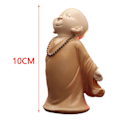 Miniatyrbild 5 av 5: 1/2/3 Söt Buddha Staty Monk Figurine Ornament Little för stand open hands height 10cm 1Set