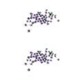 Miniatyrbild 1 av 5: 1/2/3/5 50st Model Weeds for Architecture Train Railway Wargame Purple 2Set