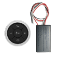 Miniatyrbild 2 av 5: 1/2/3/5 Universal Wireless Bluetooth Media Button 7 Key for För Silver 46x12mm 1Set