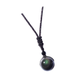 Miniatyrbild 4 av 5: 1/2/3/5 Natural Necklace Obsidian Pendant För Talisman Bra 16mm 5Set