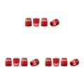 Miniatyrbild 4 av 5: 1/2/3/5 4x M6 Bike V Bromsbelägg Skruv Mountain Fasta bultar Red 12x10MM 3Set