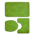 Miniatyrbild 1 av 5: 1/2 3pack/lot Halkfri Chenille Badmatta Lätt att installera PJ210922-A022 1Set