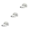 Miniatyrbild 2 av 5: 1/3/5 Lätt och andas cap för män - Håll dig bekväm white 3PCS