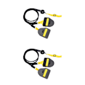 Miniatyrbild 3 av 5: 1/2/3/5 Motståndsband för simning För Armtränare för För Black 60lb 2PCS