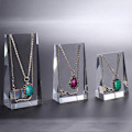 Miniatyrbild 5 av 5: 3st/ Set Akryl Halsband Display Stand Hänge Hållare Clear