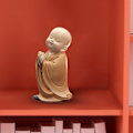 Miniatyrbild 4 av 5: 1/2/3 Söt Buddha Staty Monk Figurine Ornament Little för stand hands together height 10cm 1Set