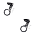 Miniatyrbild 1 av 5: 1/2/3 Universal Kedjeguide i aluminiumlegering för MTB-cykel Axis black 2PCS