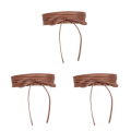 Miniatyrbild 5 av 5: 1/2/3/5 Dam Charm Midjeband Bred underbyst Cosplay Strechy rosett Khaki Type C 3Set