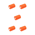 Miniatyrbild 1 av 5: 1/2/3/5 Bröllopsdekoration Tillbehör för bröllop inte lätt att bleka ALC12Orange 5Set