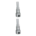 Miniatyrbild 3 av 5: 1/2/3/5 Diameter Shank Router Collet Extension För Chuck Hållare Silver 12mm 2Set