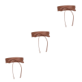 Miniatyrbild 3 av 5: 1/2/3/5 Dam Charm Midjeband Bred underbyst Cosplay Strechy rosett Khaki Type C 3Set
